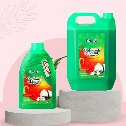 Preeti Dishwash Liquid - 1 ltr & 5 Ltr